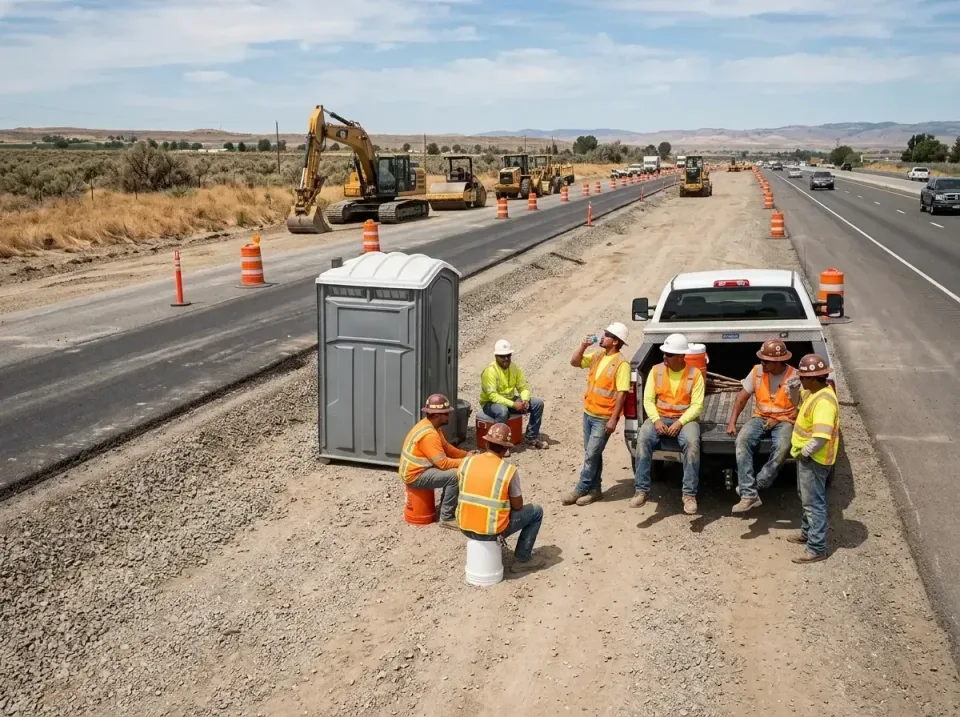 highway-road-construction-crew-007 — frequently asked questions, Porta Potty and Restroom Rentals in Newport, VT